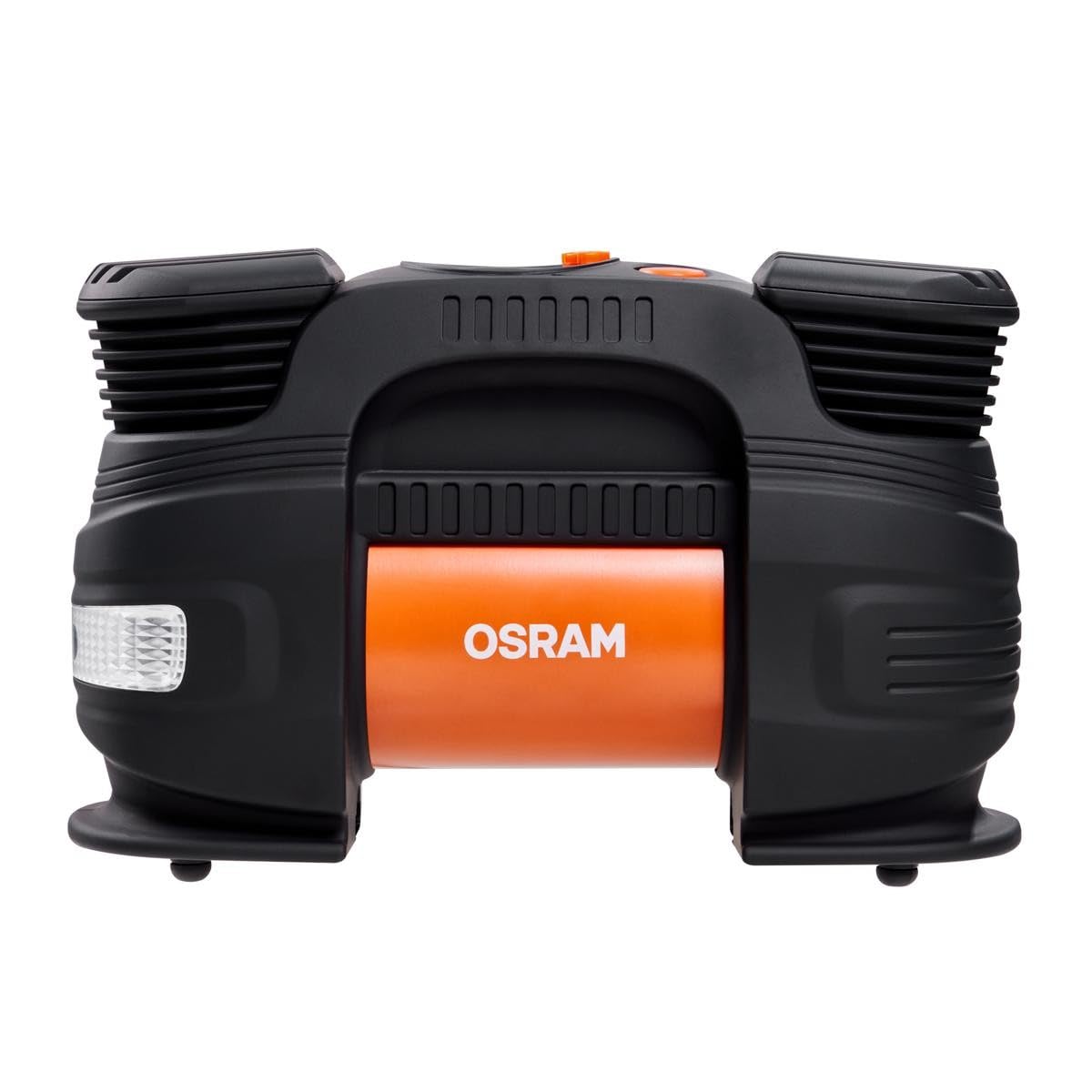 OSRAM TYREinflate 830, inflador de neumáticos para vehículos Grandes, inflador Digital de con Parada automática y luz LED, válvula desinfladora, compresor portátil para neumáticos de automóviles