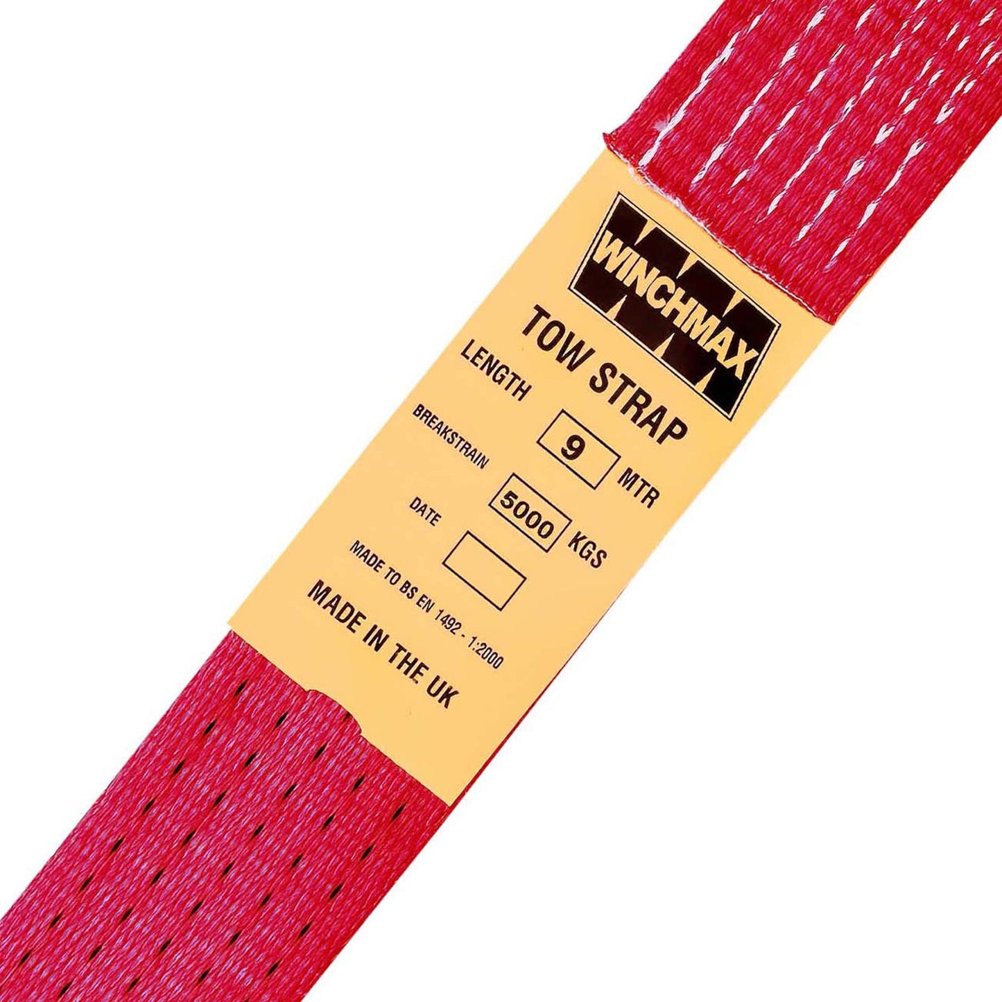 Winchmax Resistente 4x4 Recuperación Strop Eslinga Rescate 9m x 50mm Baga Anclaje Cuerda Remolque