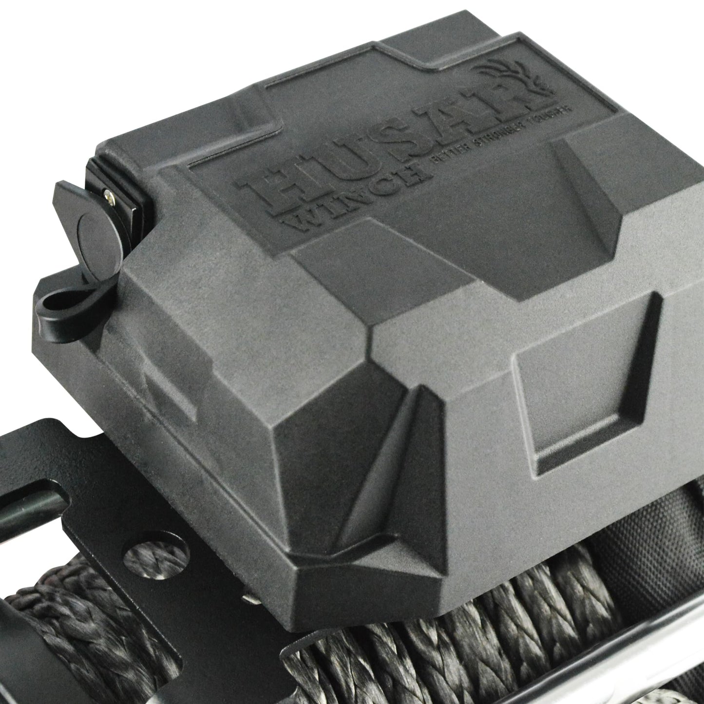 Husar Winch Cabrestante Eléctrico de 13500 lbs | 6124 kg, 12 V, Con Cuerda Sintética De 26 m, Control Inalámbrico, Transmisión Planetaria De 3 Etapas, Ideal Para Vehículos Todoterreno, Vehículos 4x4